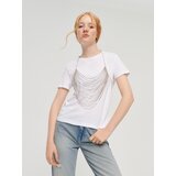 House bralette grudnjak od kristalića - srebrna Cijene