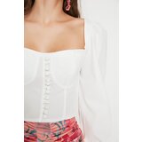 Trendyol Ecru Balloon Sleeve Blouse | ePonuda.com