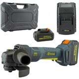 Komplet 125mm M14 akumulatorski brezkrtačni kotni brusilnik 21V 2x4Ah Cene