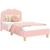  za djecu s uzglavljem Ružičasta 80 x 160 cm Bouclé | shoptok.hr