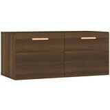 Maison Chic Stenska omarica - Zidna omarica rjavi hrast 80x35x36,5 cm inženirski les iu33, (22062445) | Shoptok.si