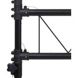  Stalak za rasvjetu crni 338x115x(180-300) cm čelični | Eponuda.com