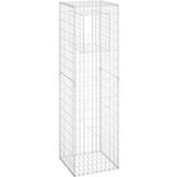 vidaXL gabionske stupne košare 2 kom 50 x 50 x 180 cm željezne | shoptok.hr
