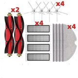 INORCO Zdruljivo za (Roborock S5, S5 Max, S6 MaxV, S6 Pure, E4, E5, S51, S52, S55) Roller Stranska krtaa Filter Mop Dodatki Del, (22018464) Cene