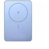 SuperSlim PB 5000 mAh plavi, USB-C x1, bežično punjenje