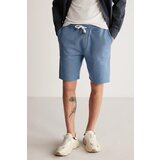 Dewberry 89749 Mens Sport Style Pocket Shorts-DARK BLUE | Shoptok.si