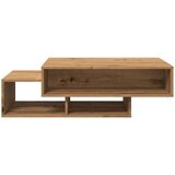 vidaXL Klubska mizica artisan hrast 105x55x32 cm inženirski les | Shoptok.si