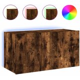  Zidni TV ormarić s LED svjetlima boja hrasta 80x35x41 cm | Eponuda.ba