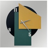 WALLXPERT dekorativni metalni zidni sat ecir 2 multicolor | ePonuda.com