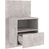  Stenske nočne omarice 2 kosa betonsko sive, (20809065) | Shoptok.si