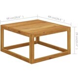  Tabure s tamnosivim jastukom od masivnog bagremovog drva | shoptok.hr