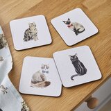 Cooksmart ® Pogrinjki in podstavki v kompletu 8 ks Curious Cats – | Shoptok.si