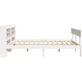  Okvir kreveta bez madraca bijeli 160x200 cm od masivne borovine | shoptok.hr