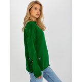 BADU Sweater-BA-SW-8043.08X-dark green | Shoptok.si