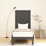  Zidno uzglavlje sivo 82 5x3x110 cm od masivne borovine | shoptok.hr