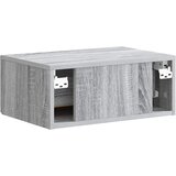  Noćni ormarić za montažu na zid Siva sonoma 49 x 34,5 x 20 cm | shoptok.hr