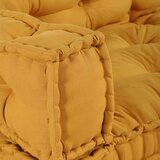  Jastučić za paletni kauč 3 pcs Žuta 120 x 80 x 38 cm Tkanina | shoptok.hr
