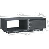  Stolić za kavu sivi 110 x 50 x 33 5 cm od masivne borovine | shoptok.hr