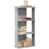 vidaXL Regal za knjige s 3 razine boja betona 60x30x120 cm drveni Cijene