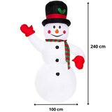 springos LED svjetlosna dekoracija "Snješko", 240 cm | shoptok.hr