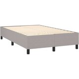  Krevet box spring s madracem LED svjetlosivi 120x200 cm tkanina | shoptok.hr