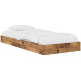  Okvir kreveta za pod Staro drvo 80 x 200 cm Konstruirano drvo | shoptok.hr