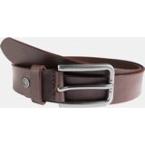 TOSN Usnjen moški pas - rjavi - 100 cm | Shoptok.si