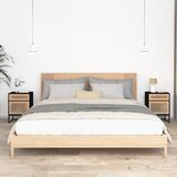  Noćni ormarići 2 kom crni 40 x 30 x 55,5 cm od drva i željeza | shoptok.hr