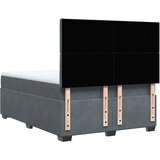  Krevet s oprugama i madracem tamnosivi 160x200 cm baršunasti | shoptok.hr