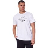 Calvin Klein Jeans Majice s kratkimi rokavi J30J325190 Bela Cene