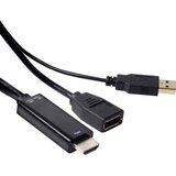 Club3d HDMI Adapter [1x Muški konektor HDMI - 1x Ženski konektor DisplayPort] Crna Cijene