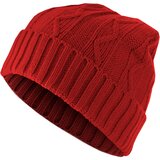 MSTRDS Beanie Cable Flap Beanie - Red | Shoptok.si