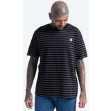 Wood Wood Bombažna kratka majica Ace T-shirt črna barva | Shoptok.si