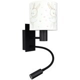 Brilagi LED fleksibilna lampa BOBO 1xE27/25W/230V + LED/3W crna/bela/zečići | Eponuda.com