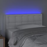  LED uzglavlje bijelo 100 x 5 x 78/88 cm od umjetne kože | shoptok.hr
