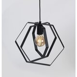  Luster na sajli HEXAGON 3xE27/60W/230V crni okrugli | Eponuda.com
