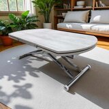 Hanah home Proširivi trpezarijski sto, Beli Cene