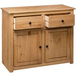 vidaXL komoda 93x40x80 cm trdna borovina Panama Range | Shoptok.si
