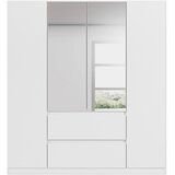 Rauch Möbel omara s klasičnimi vrati, srebrne barve, bela | Shoptok.si