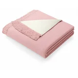 AmeliaHome Puderasto ružičasta deka s dodatkom pamuka Franse, 150 x 200 cm