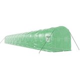  Staklenik s čeličnim okvirom zeleni 40 m² 20 x 2 x 2 m | shoptok.hr