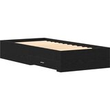  Krevetna konstrukcija Crni hrast 90 x 190 cm Konstruirano drvo | shoptok.hr