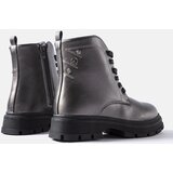 Gemre Graphite insulated girls' lace-up ankle boots Basara | ePonuda.com
