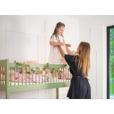 Molarem Home Drveni dječji krevet na kat Boston - olive - 180x80 - Madrac PE pjena 8 cm-spužvasti madrac | shoptok.hr
