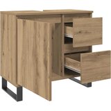  Kupaonski ormarić za umivaonik boja hrasta 65x33x60 cm drveni | shoptok.hr