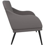  Klupa siva 110 x 76 x 80 cm od umjetne kože | shoptok.hr