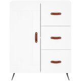  Visoka komoda bijela 69,5x34x180 cm konstruirano drvo | shoptok.hr