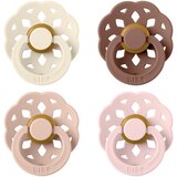 Bibs komplet tolažilnih dudic boheme ivory & blush & woodchuck & blossom Cene