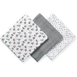 BabyOno Bambus tetra pelene Polarne životinje, siva | Shoptok.si