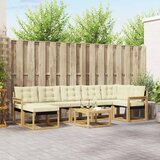  Set vanjskih sofa 8 kom. Bijela i krem | shoptok.hr